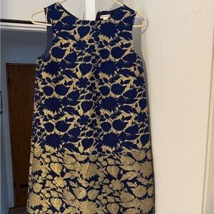 Crewcuts Blue and Gold Kids Dress